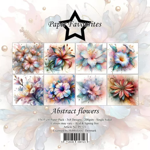 Paper Favourites - Abstract Flowers - 6x6 Paper Pack