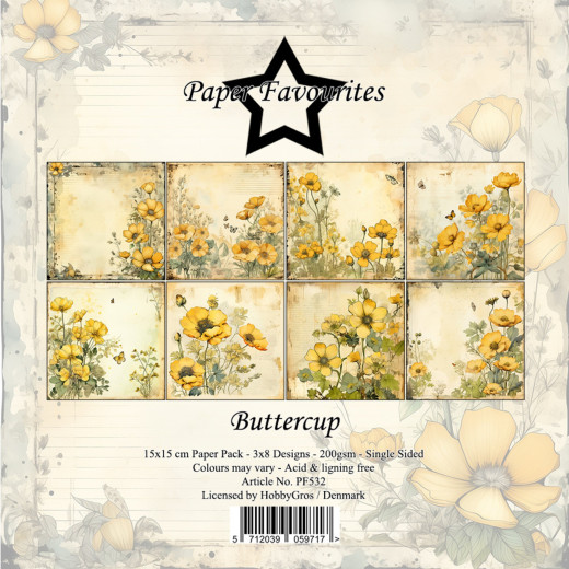 Paper Favourites - Buttercup - 6x6 Paper Pack