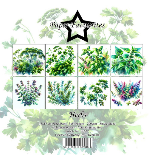 Paper Favourites - Herbs - 6x6 Paper Pack