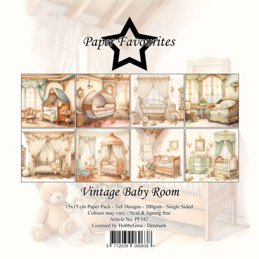 Paper Favourites - Vintage Baby Room - 6x6 Paper Pack