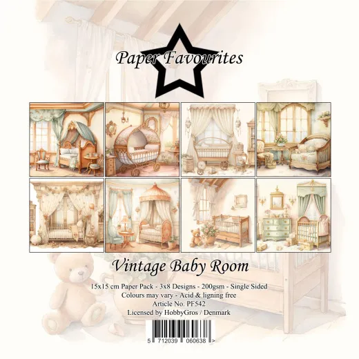 Paper Favourites - Vintage Baby Room - 6x6 Paper Pack