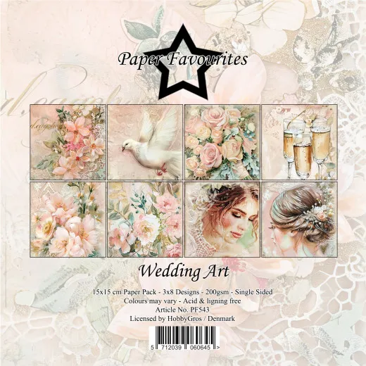 Paper Favourites - Wedding Art - 6x6 Paper Pack