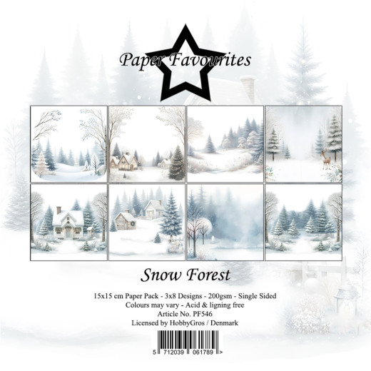 Paper Favourites - Snow Forest - 6x6 Paper Pack