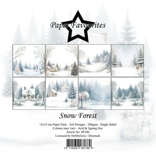 Paper Favourites - Snow Forest - 6x6 Paper Pack