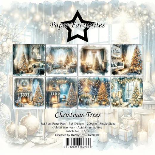 Paper Favourites - Christmas Trees - 6x6 Paper Pack