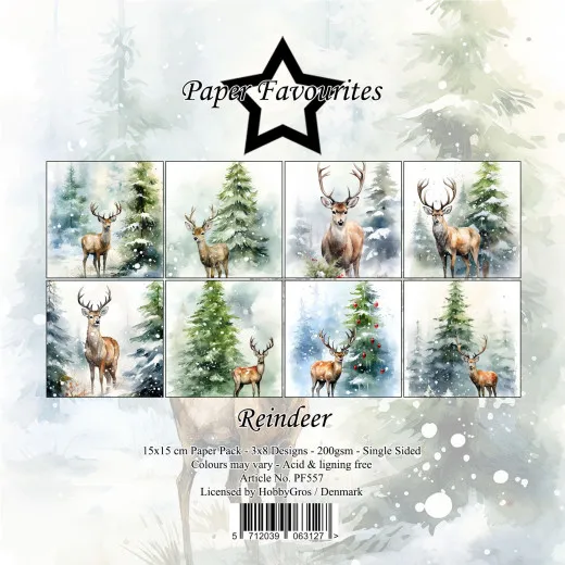 Paper Favourites - Reindeer - 6x6 Paper Pack