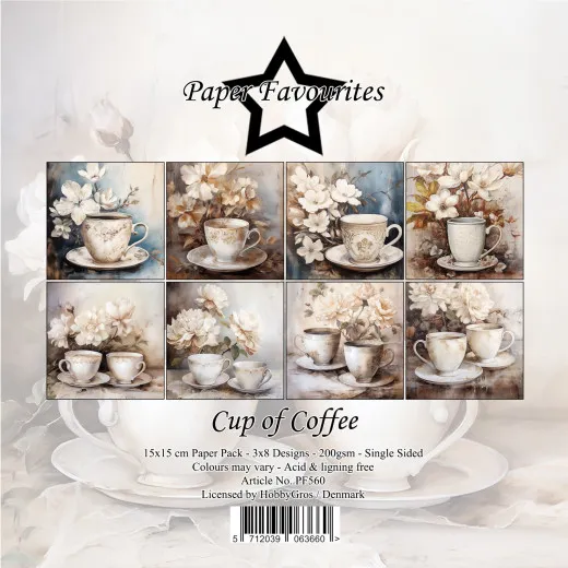 Paper Favourites - Cup of Coffee - 6x6 Paper Pack