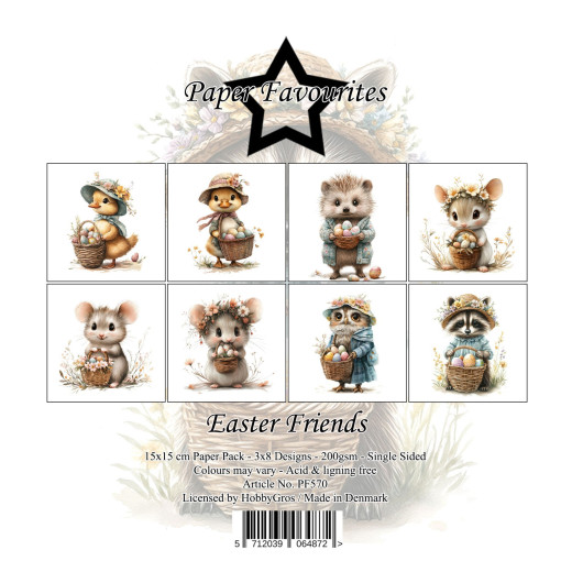 Paper Favourites - Easter Friends - 6x6 Paper Pack