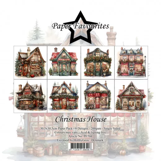 Paper Favourites - Christmas House - 12x12 Paper Pack