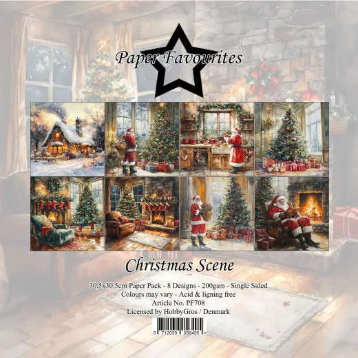 Paper Favourites - Christmas Scene - 12x12 Paper Pack