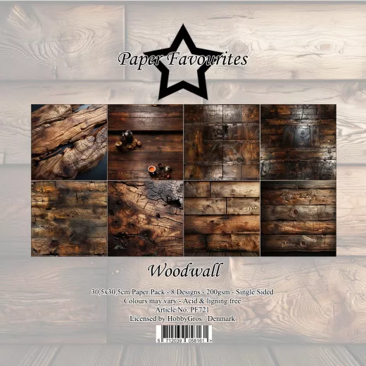 Paper Favourites - Woodwall - 12x12 Paper Pack