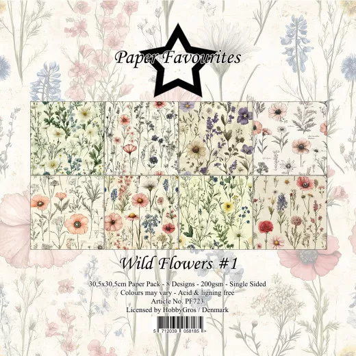 Paper Favourites - Wild Flower - 12x12 Paper Pack