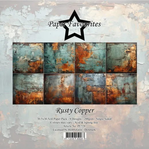 Paper Favourites - Rusty Copper - 12x12 Paper Pack