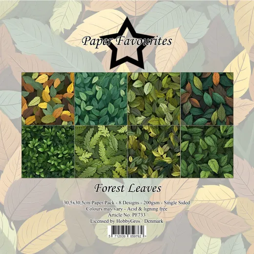 Paper Favourites - Forest Leaves - 12x12 Paper Pack