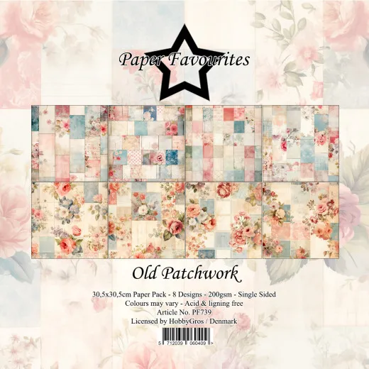 Paper Favourites - Old Patchwork - 12x12 Paper Pack