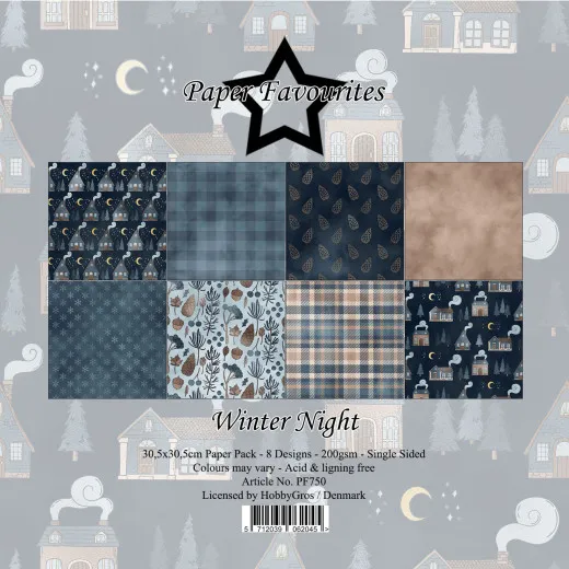 Paper Favourites - Winter Night - 12x12 Paper Pack