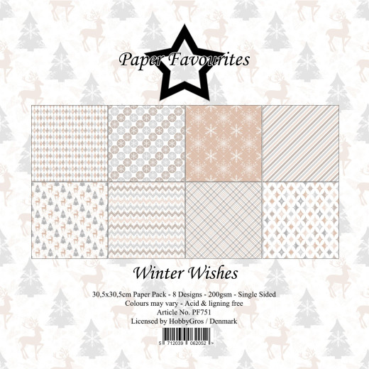 Paper Favourites - Winter Wishes - 12x12 Paper Pack