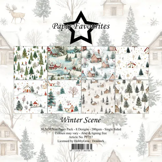 Paper Favourites - Winter Scene - 12x12 Paper Pack