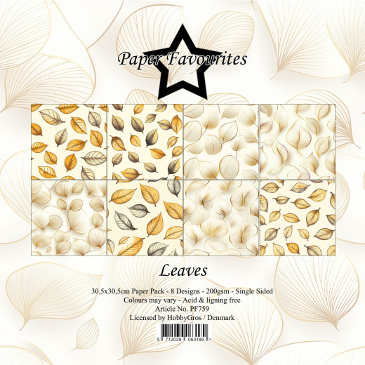 Paper Favourites - Leaves - 12x12 Paper Pack