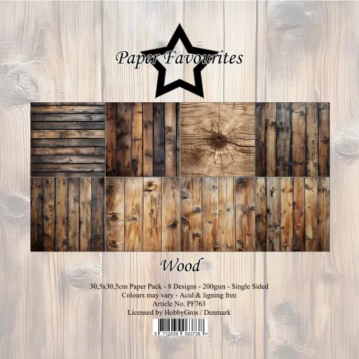 Paper Favourites - Wood - 12x12 Paper Pack