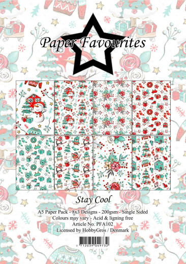 Paper Favourites - Stay Cool - A5 Paper Pack