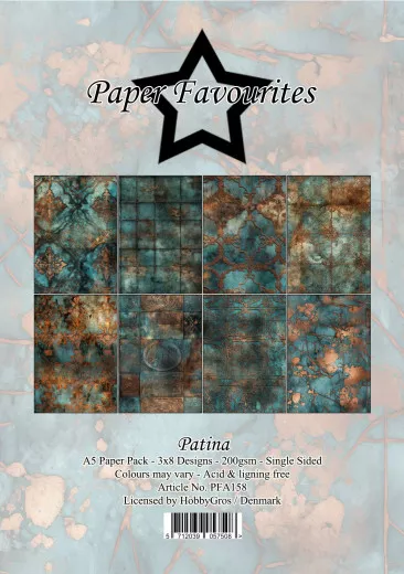 Paper Favourites - Patina - A5 Paper Pack