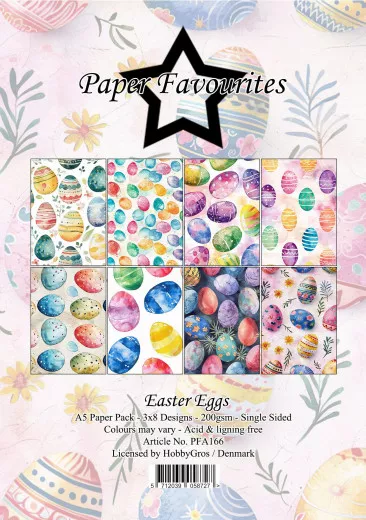 Paper Favourites - Easter Eggs - A5 Paper Pack