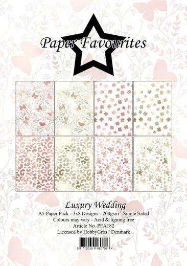 Paper Favourites - Luxury Wedding - A5 Paper Pack
