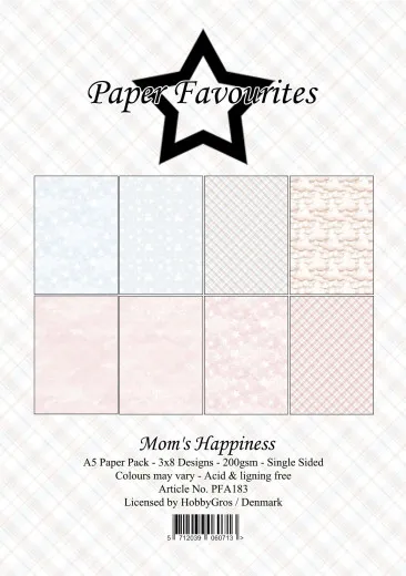Paper Favourites - Mom's Happiness - A5 Paper Pack