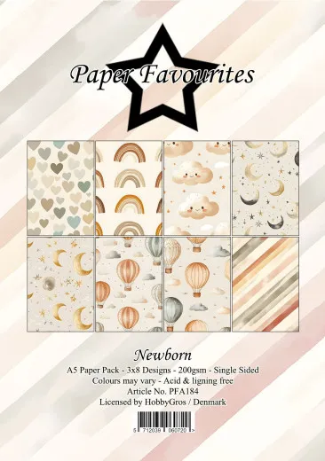 Paper Favourites - Newborn - A5 Paper Pack