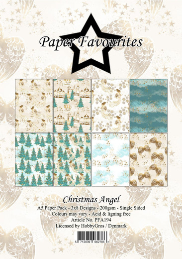 Paper Favourites - Christmas Angel - A5 Paper Pack