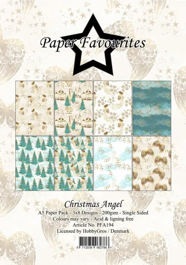 Paper Favourites - Christmas Angel - A5 Paper Pack