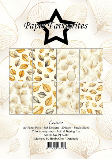 Paper Favourites - Leaves - A5 Paper Pack