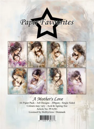 Paper Favourites - A Mother's Love - A6 Paper Pack