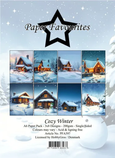 Paper Favourites - Cozy Winter - A6 Paper Pack