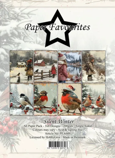 Paper Favourites - Silent Winter - A6 Paper Pack