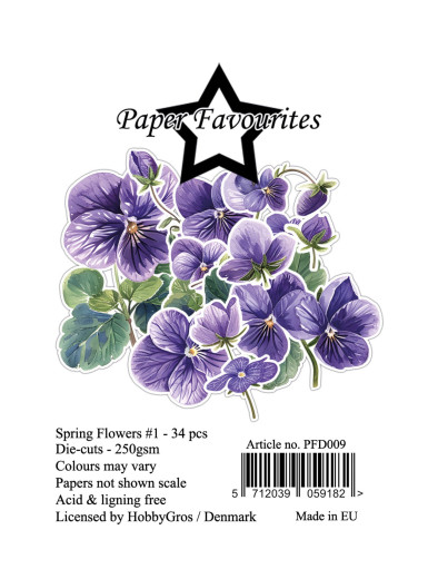 Paper Favourites Die-Cuts - Spring Flowers #1