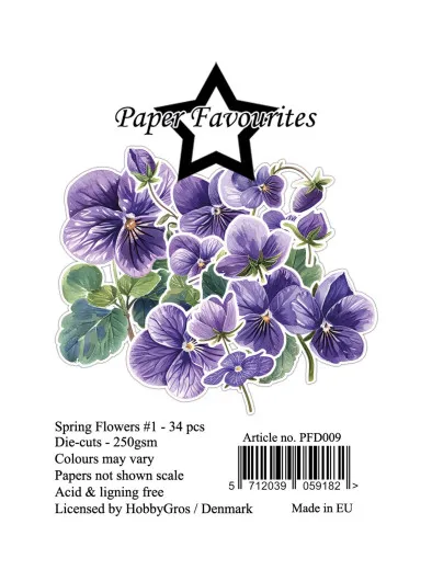 Paper Favourites Die-Cuts - Spring Flowers #1