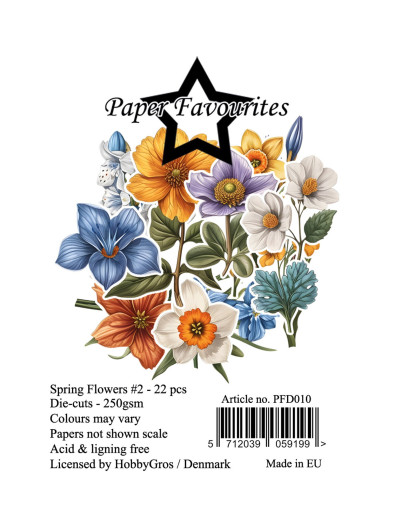 Paper Favourites Die-Cuts - Spring Flowers #2