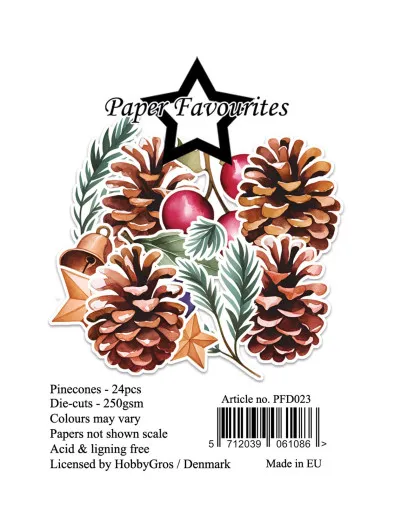 Paper Favourites Die-Cuts - Pinecones