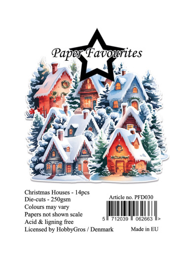Paper Favourites Die-Cuts - Christmas Houses
