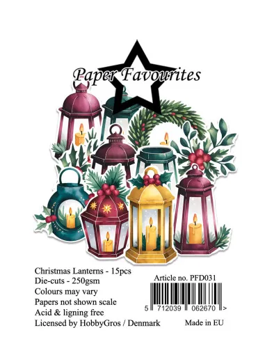 Paper Favourites Die-Cuts - Christmas Lanterns