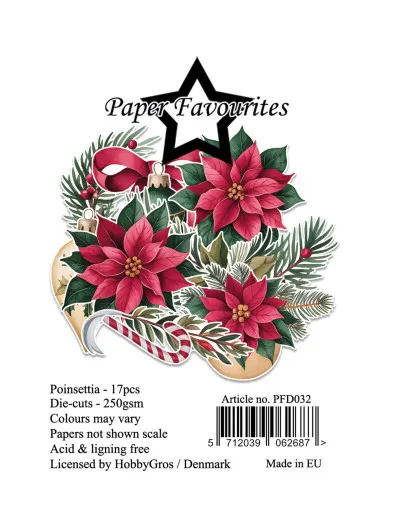 Paper Favourites Die-Cuts - Poinsettia