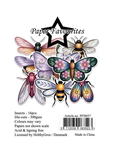 Paper Favourites Die-Cuts - Insects