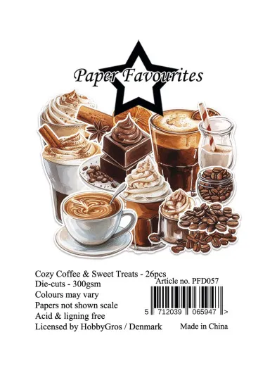 Paper Favourites Die-Cuts - Cozy Coffee & Sweet Treats
