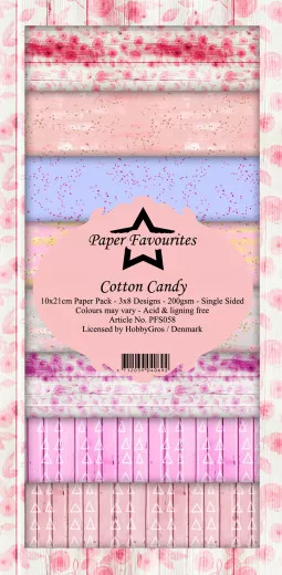 Paper Favourites Cotton Candy Slim Paper Pack