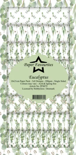 Paper Favourites - Eucalyptus - Slim Paper Pack