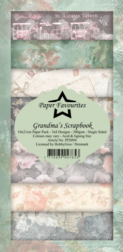Paper Favourites - Grandma's Scrapbook - Slim Paper Pack