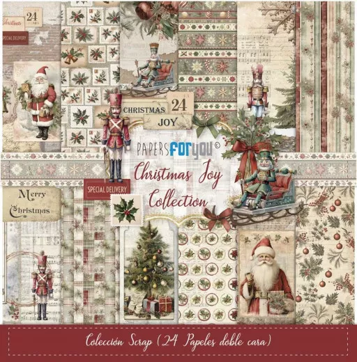 Christmas Joy - 8x8 Midi Scrap Paper Pack