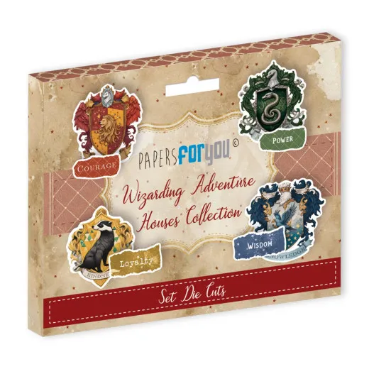 Papers for You Die-Cuts - Wizarding Adventure Houses